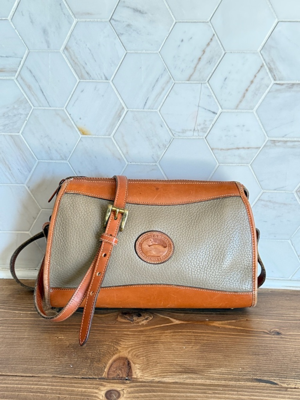 Vtg. Dooney and Bourke AWL crossbody